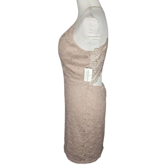 WINDSOR NATURAL/BLUSH LACE DRESS SZ.L NWT. - Picture 8 of 12